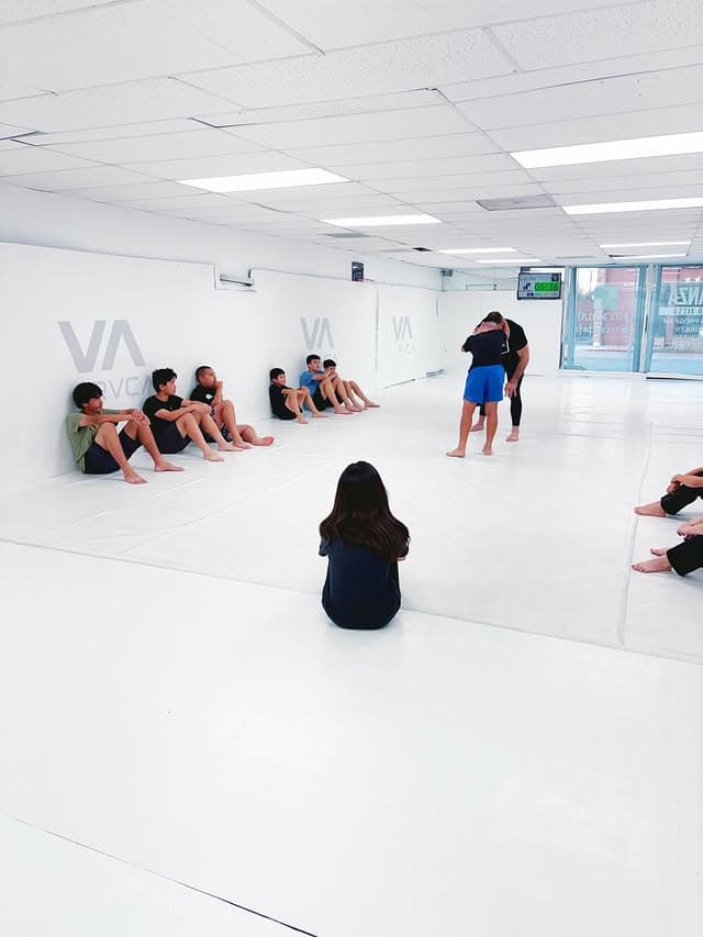 No-gi technique demonstration at Panza Jiu-Jitsu in Torrance